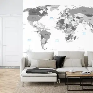 Papier Peint Carte Du Monde – Image 6