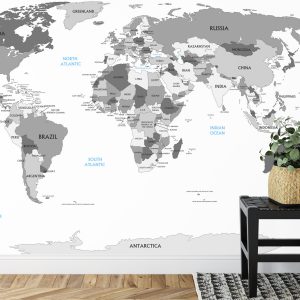 Papier Peint Carte Du Monde – Image 7