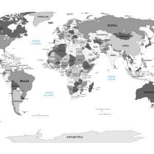 Papier Peint Carte Du Monde – Image 1