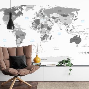Papier Peint Carte Du Monde – Image 4