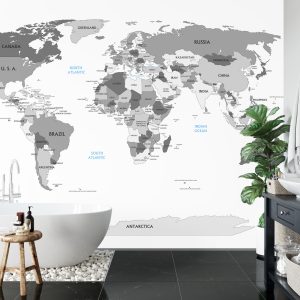 Papier Peint Carte Du Monde – Image 5