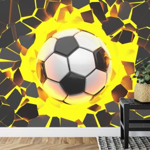 Papier Peint Ballon De Football 3D – Image 7