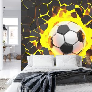 Papier Peint Ballon De Football 3D – Image 8