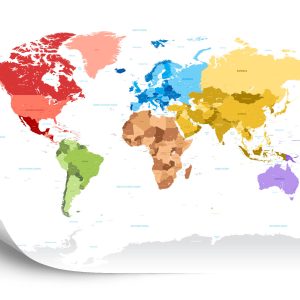 Papier Peint Carte Du Monde – Image 2