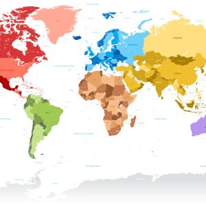 Papier Peint Carte Du Monde – Image 1