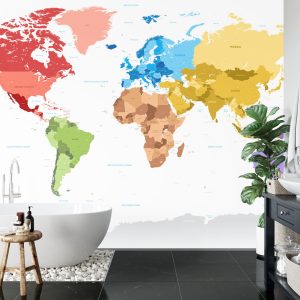 Papier Peint Carte Du Monde – Image 5