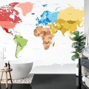 Papier Peint Carte Du Monde – Image 5