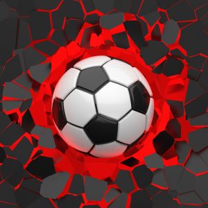 Papier Peint Football 3D – Image 1