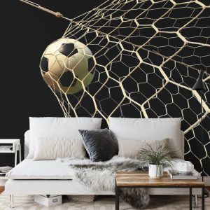 Papier Peint Football Dans Le But – Image 3