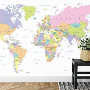 Papier Peint Carte Du Monde – Image 7