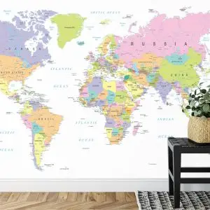 Papier Peint Carte Du Monde – Image 7