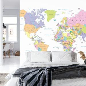 Papier Peint Carte Du Monde – Image 8