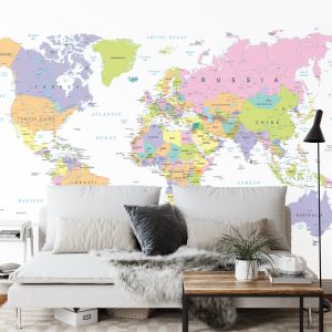 Papier Peint Carte Du Monde – Image 3