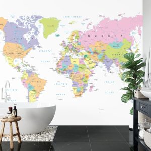 Papier Peint Carte Du Monde – Image 5