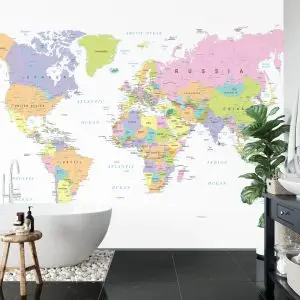 Papier Peint Carte Du Monde – Image 5