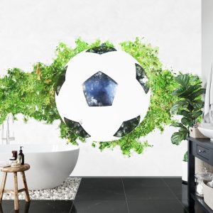 Papier Peint Ballon De Football 3D – Image 5