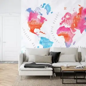 Papier Peint Carte Du Monde – Image 6