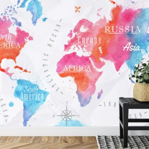 Papier Peint Carte Du Monde – Image 7