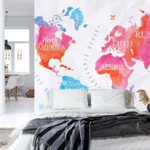 Papier Peint Carte Du Monde – Image 8