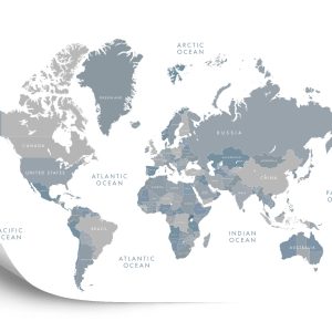 Papier Peint Carte Du Monde – Image 2