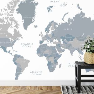 Papier Peint Carte Du Monde – Image 7