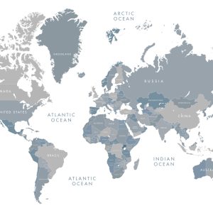 Papier Peint Carte Du Monde – Image 1