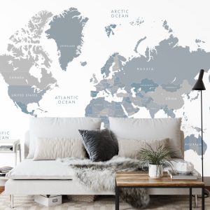 Papier Peint Carte Du Monde – Image 3