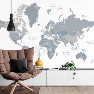 Papier Peint Carte Du Monde – Image 4