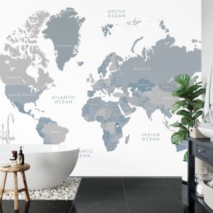 Papier Peint Carte Du Monde – Image 5