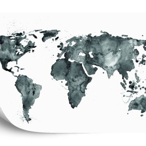 Papier Peint Carte Du Monde – Image 2