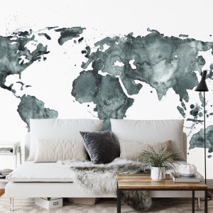 Papier Peint Carte Du Monde – Image 3