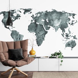 Papier Peint Carte Du Monde – Image 4