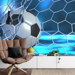 Papier Peint Ballon De Sport 3D – Image 4