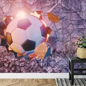 Papier Peint Ballon De Sport 3D – Image 7