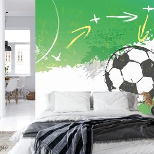 Papier Peint Ballon De Football Coloré – Image 8