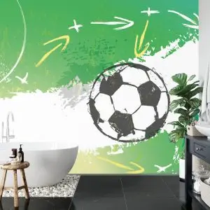 Papier Peint Ballon De Football Coloré – Image 5