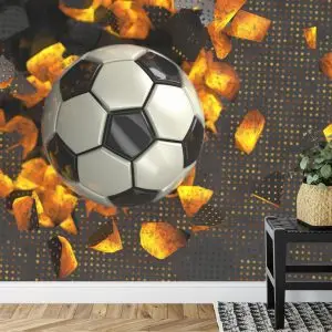 Papier Peint Ballon De Football 3D – Image 7
