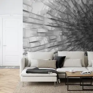 Papier Peint Tunnel Abstrait 3D – Image 6