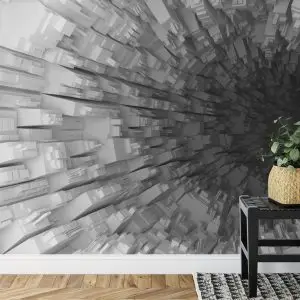 Papier Peint Tunnel Abstrait 3D – Image 7