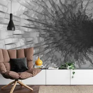 Papier Peint Tunnel Abstrait 3D – Image 4