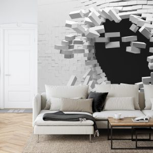 Papier Peint Tunnel De Brique 3D – Image 6