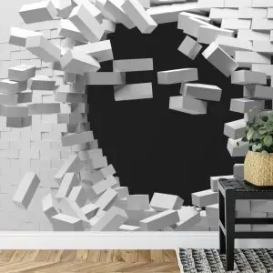 Papier Peint Tunnel De Brique 3D – Image 7