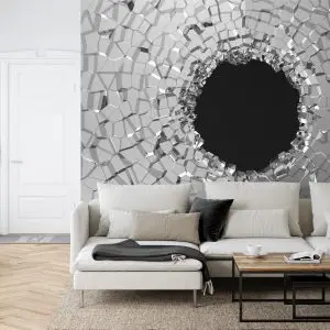 Papier Peint Effet 3D Tunnel Abstrait – Image 6