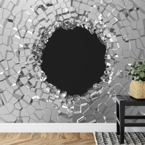 Papier Peint Effet 3D Tunnel Abstrait – Image 7