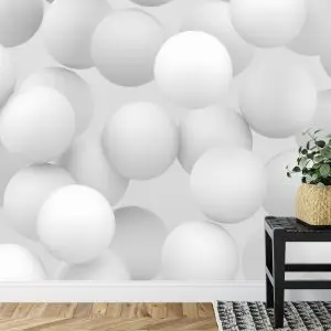 Papier Peint Boules Blanches – Image 7