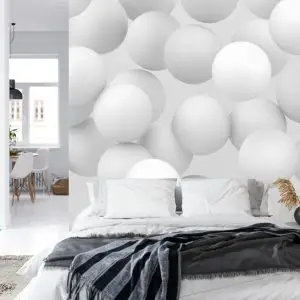 Papier Peint Boules Blanches – Image 8