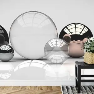 Papier Peint Boules Noires Et Blanches – Image 7