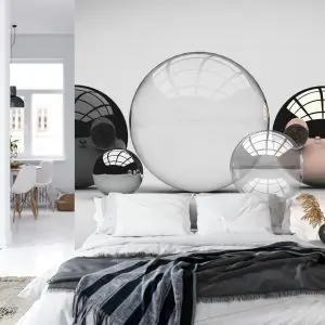 Papier Peint Boules Noires Et Blanches – Image 8