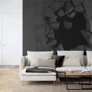 Papier Peint Trou Dans Le Mur Effet 3D – Image 6