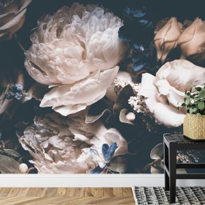 Papier Peint Pivoines Dans Le Noir – Image 7